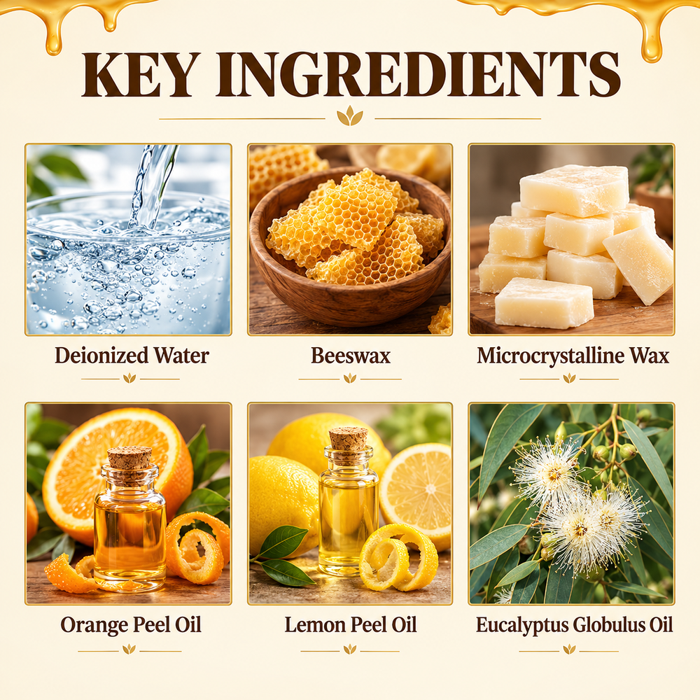 Beeswax Spray Furniture Polish, Wood Cleaner, Wood Floor Polish PACK OF 2