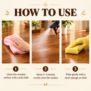 Beeswax Spray Furniture Polish, Wood Cleaner, Wood Floor Polish PACK OF 2